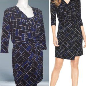 White House Black Market Womens Wrap Dress Size S